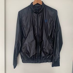 Fred Perry black polyester jacket men’s Sz L 42”